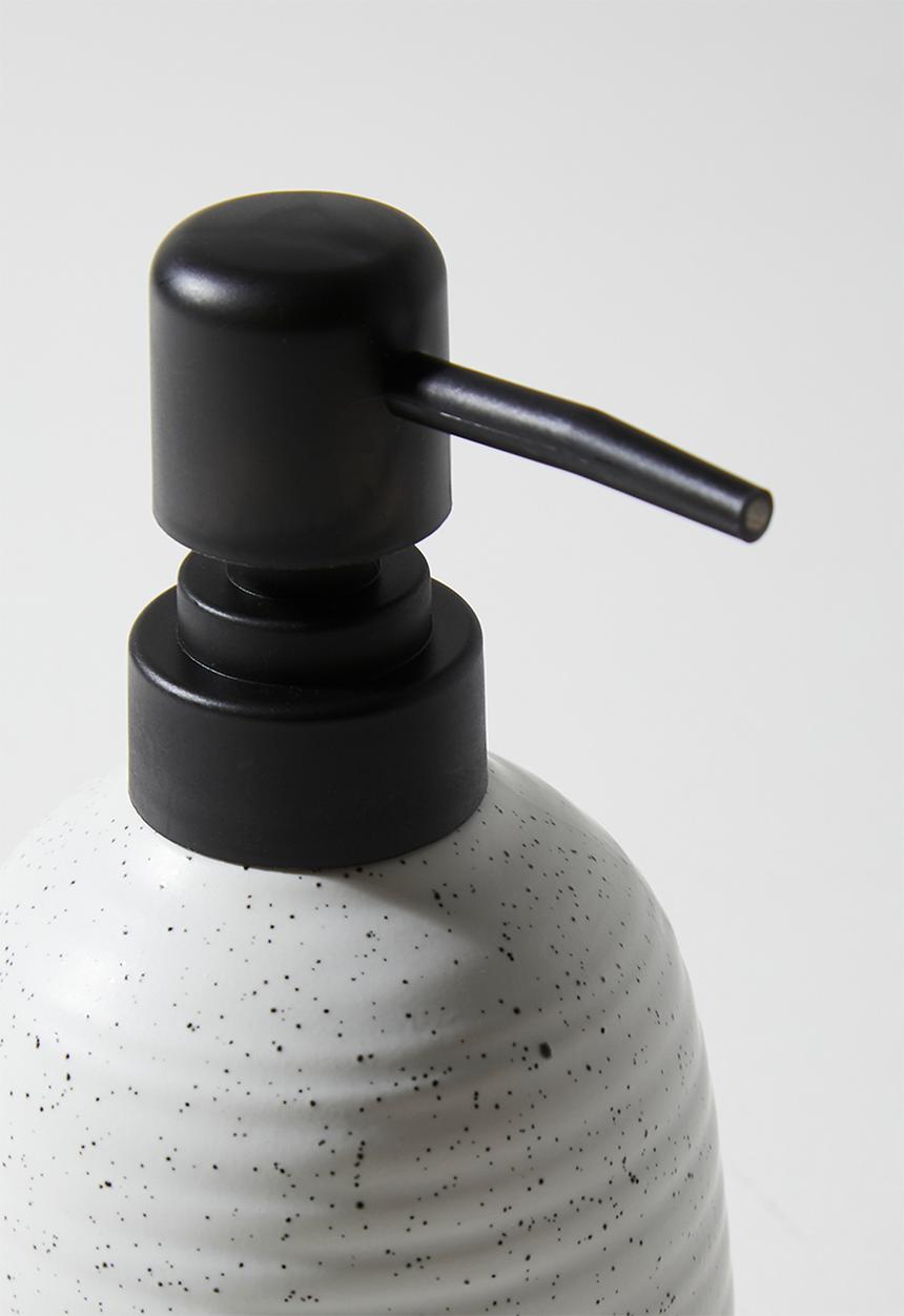 Bathroom Solutions - Lunar Stoneware dispenser - White