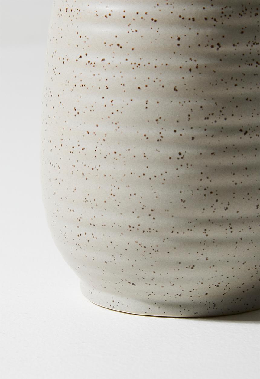 Bathroom Solutions - Lunar Stoneware dispenser - Natural