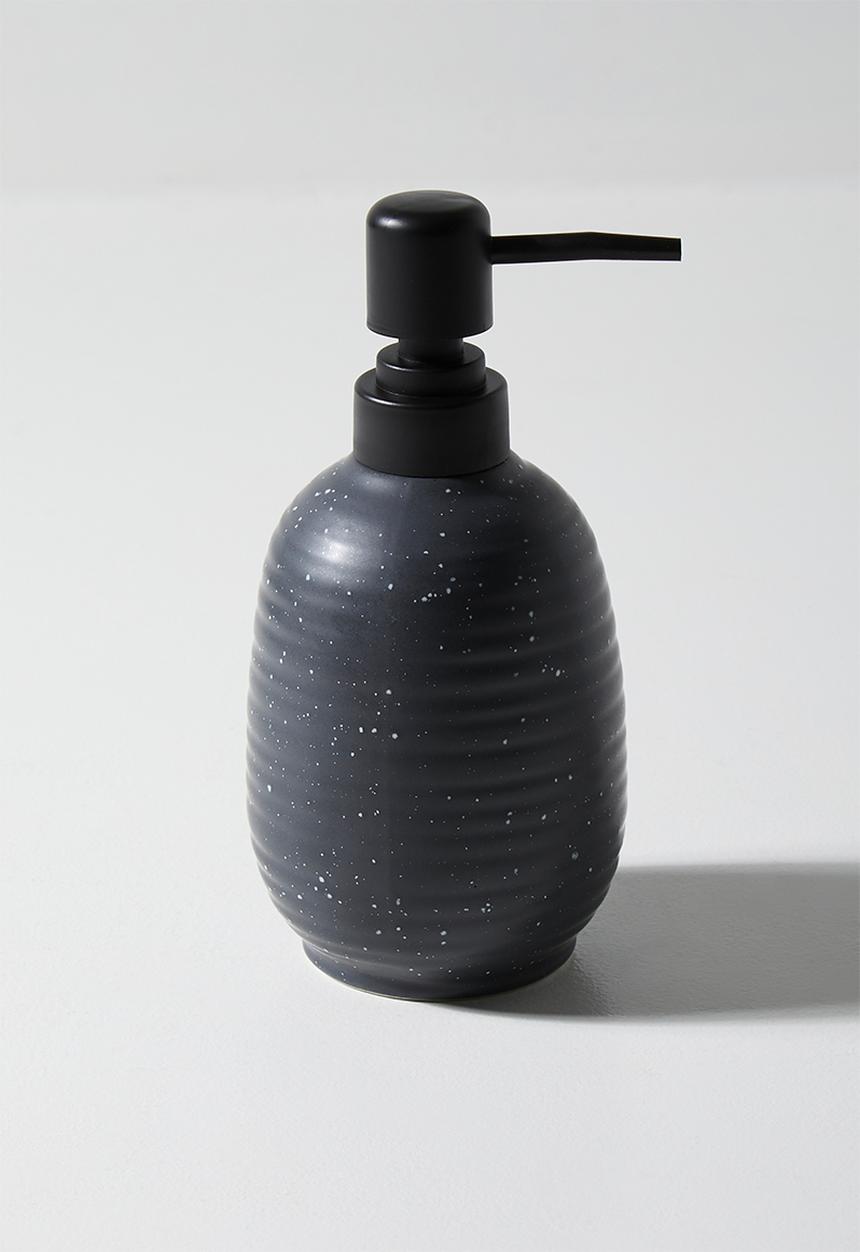 Bathroom Solutions - Lunar Stoneware dispenser- Ebony