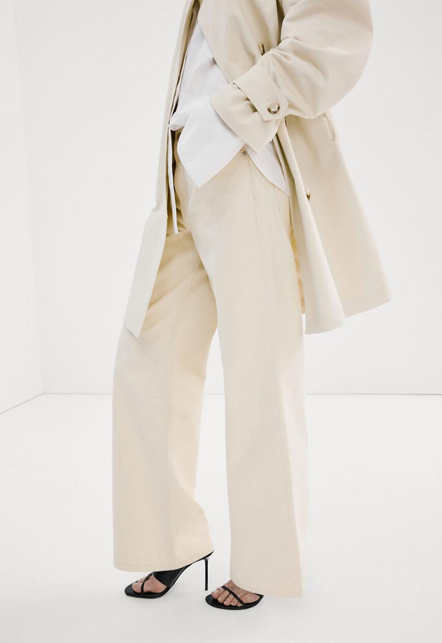 MANGO - Jeans niki - light pastel yellow