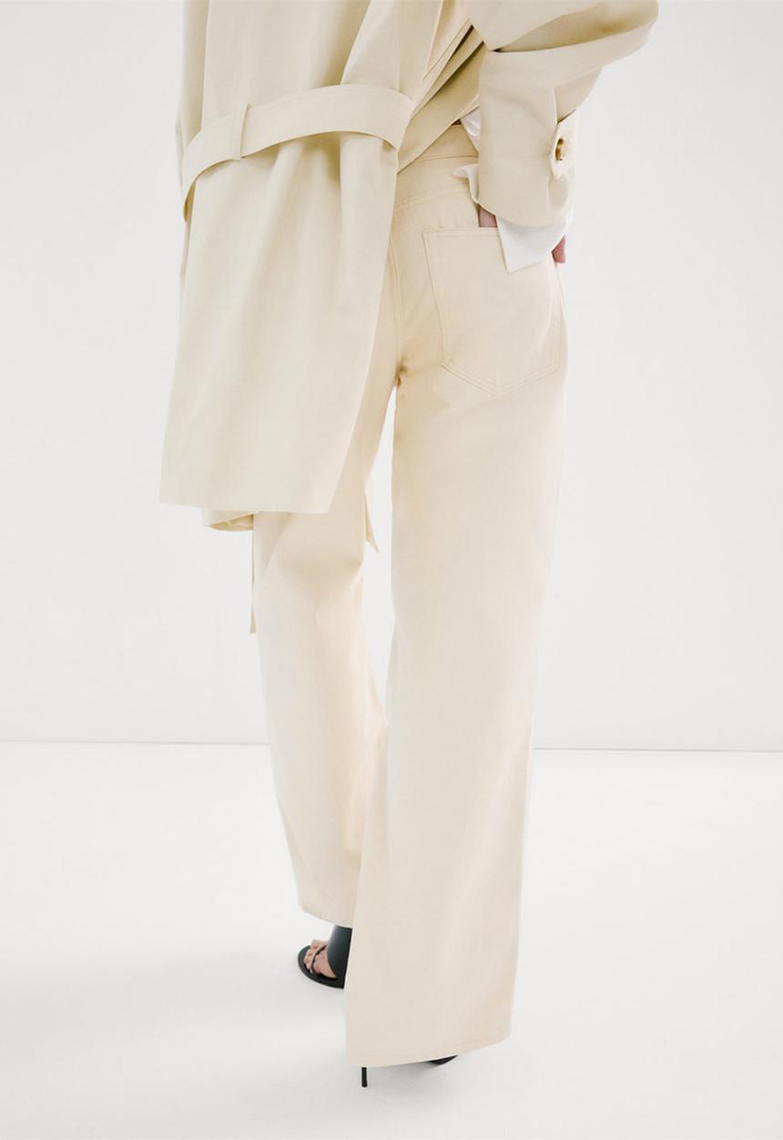 MANGO - Jeans niki - light pastel yellow