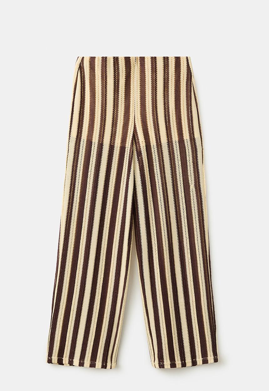 MANGO - Trousers falki - brown