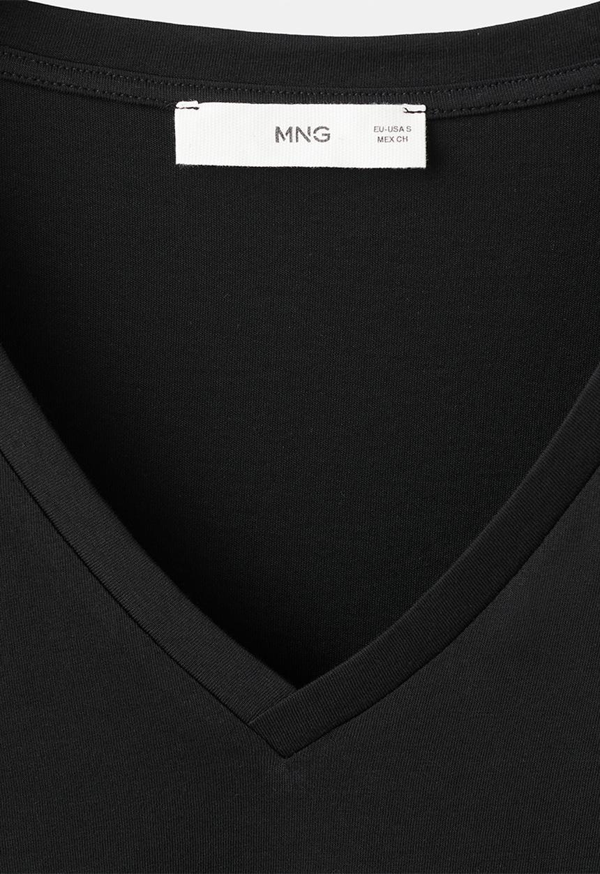 MANGO - Plus T-shirt chalspi - black
