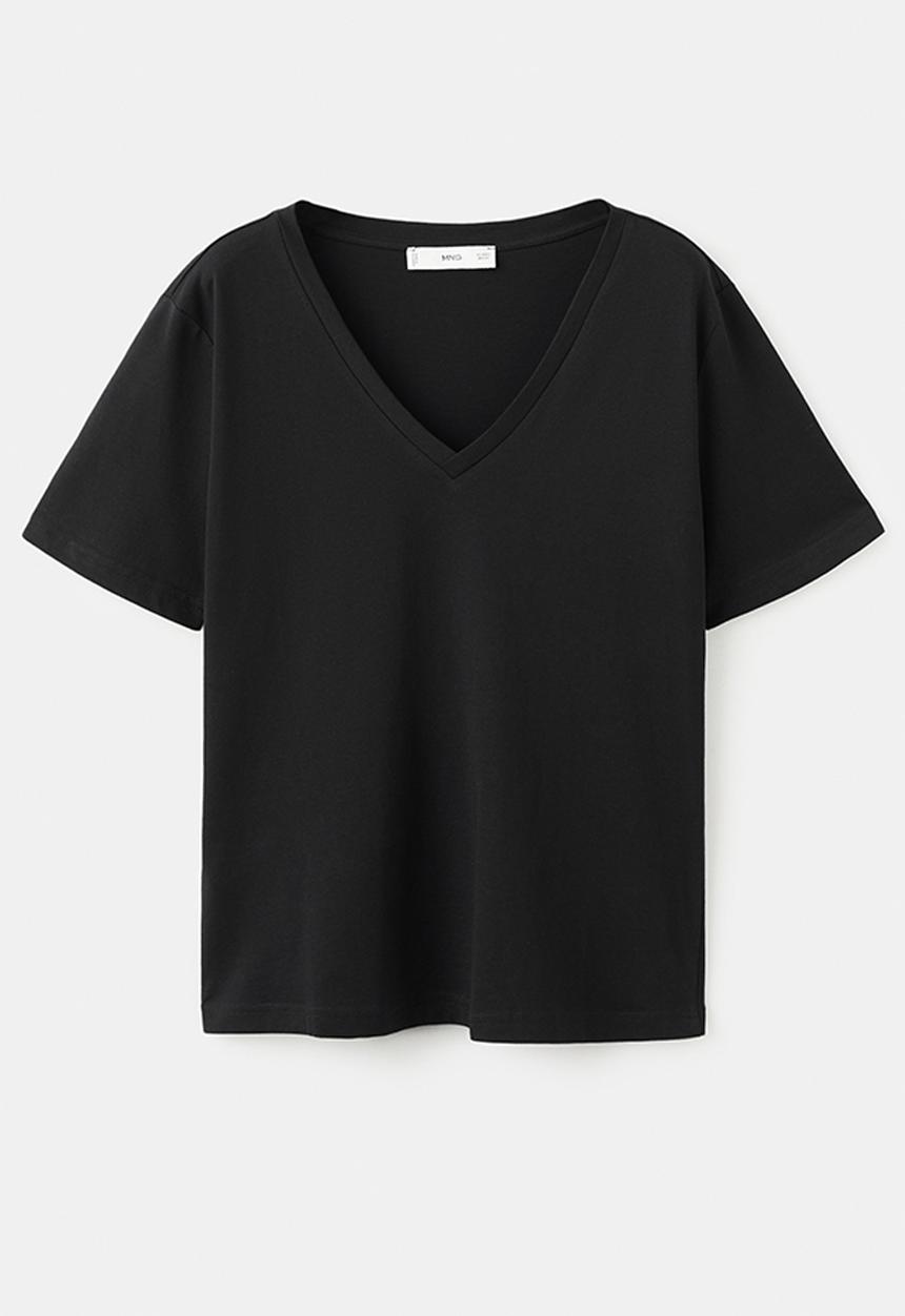 MANGO - Plus T-shirt chalspi - black