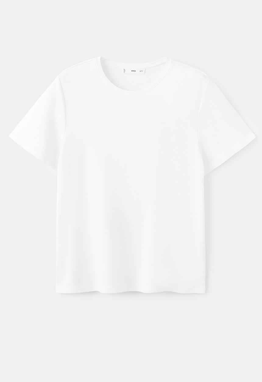 MANGO - Plus T-shirt riti - white