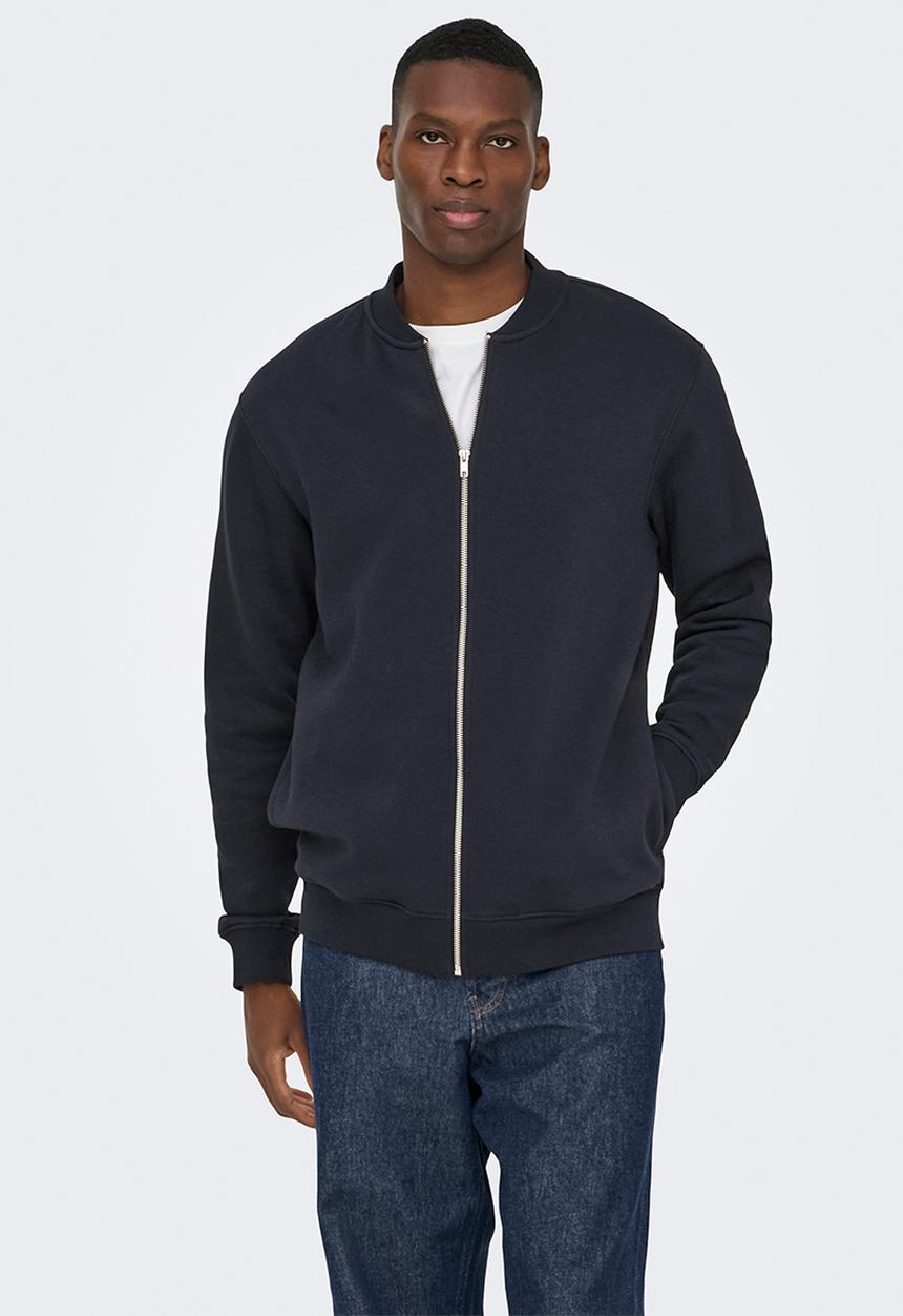 Only & Sons - Onsceres reg zip bomber jck noos - navy