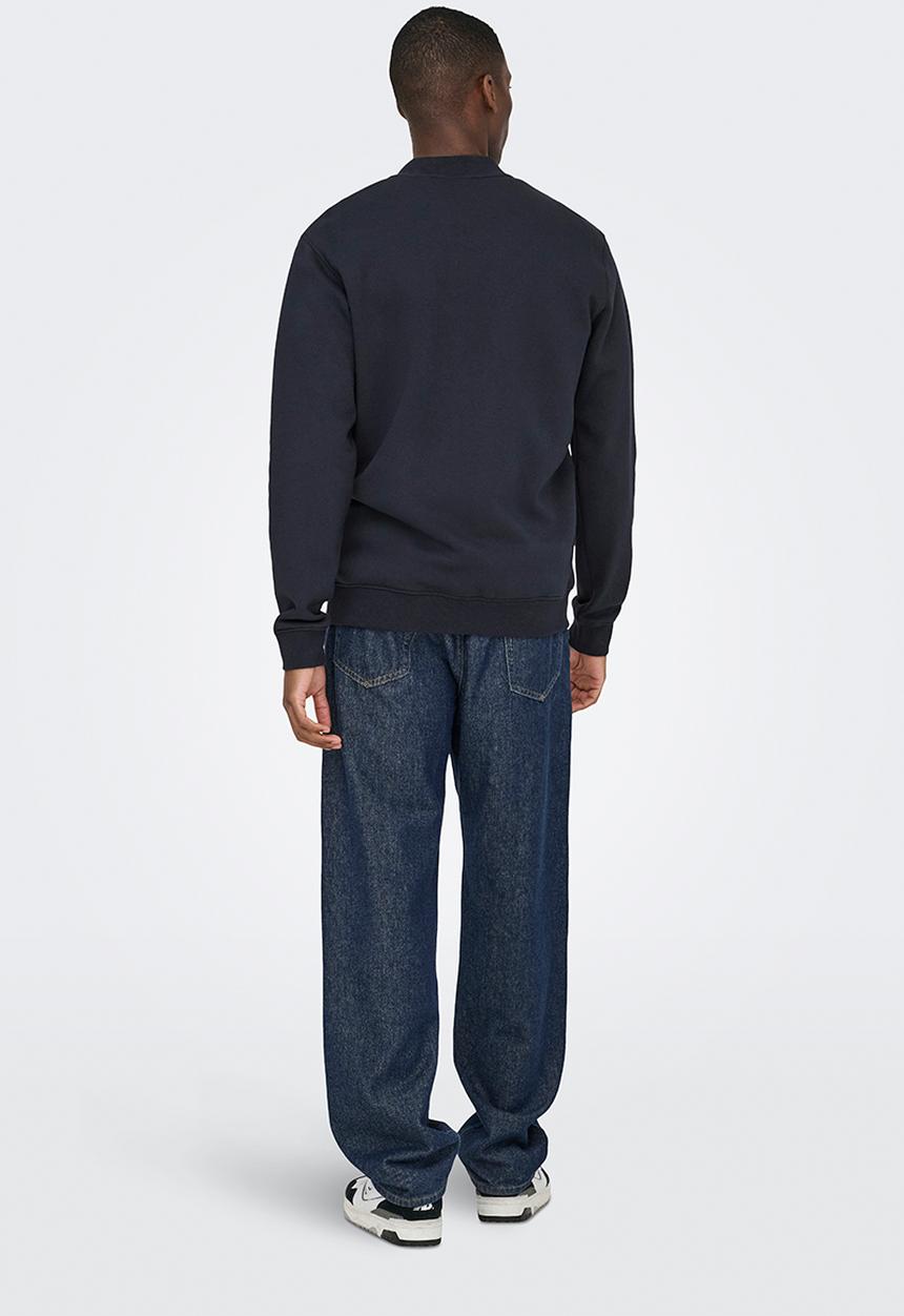 Only & Sons - Onsceres reg zip bomber jck noos - navy