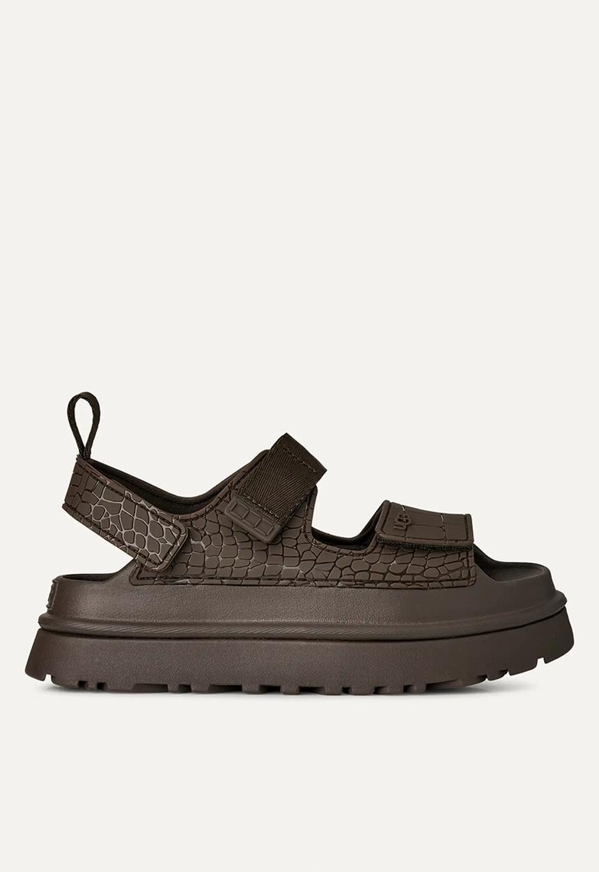 UGG® - GoldenGlow Sandal - dense smoke embosses