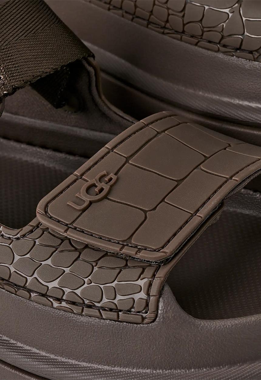 UGG® - GoldenGlow Sandal - dense smoke embosses