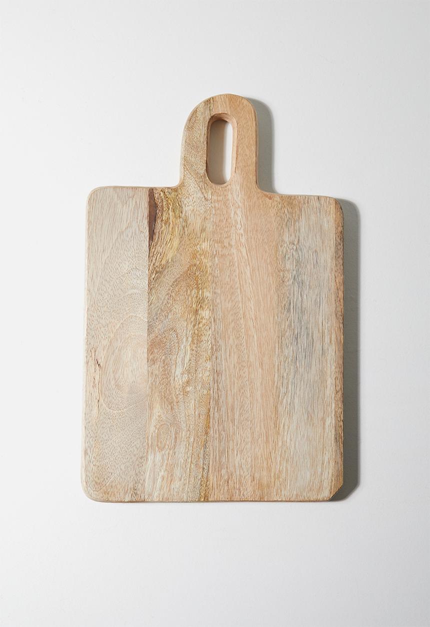 Excellent Houseware - Miso mango wood cutting board - Natural