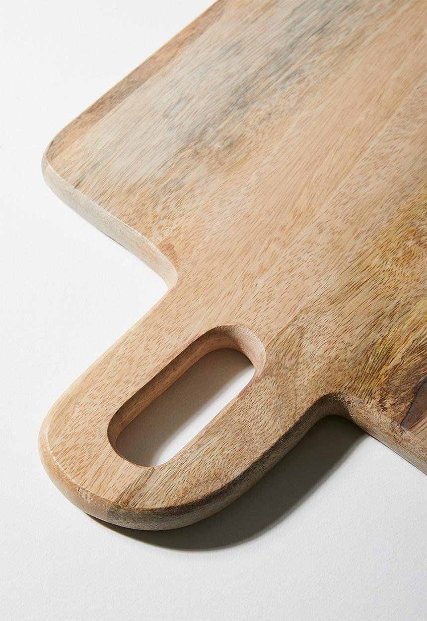 Excellent Houseware - Miso mango wood cutting board - Natural