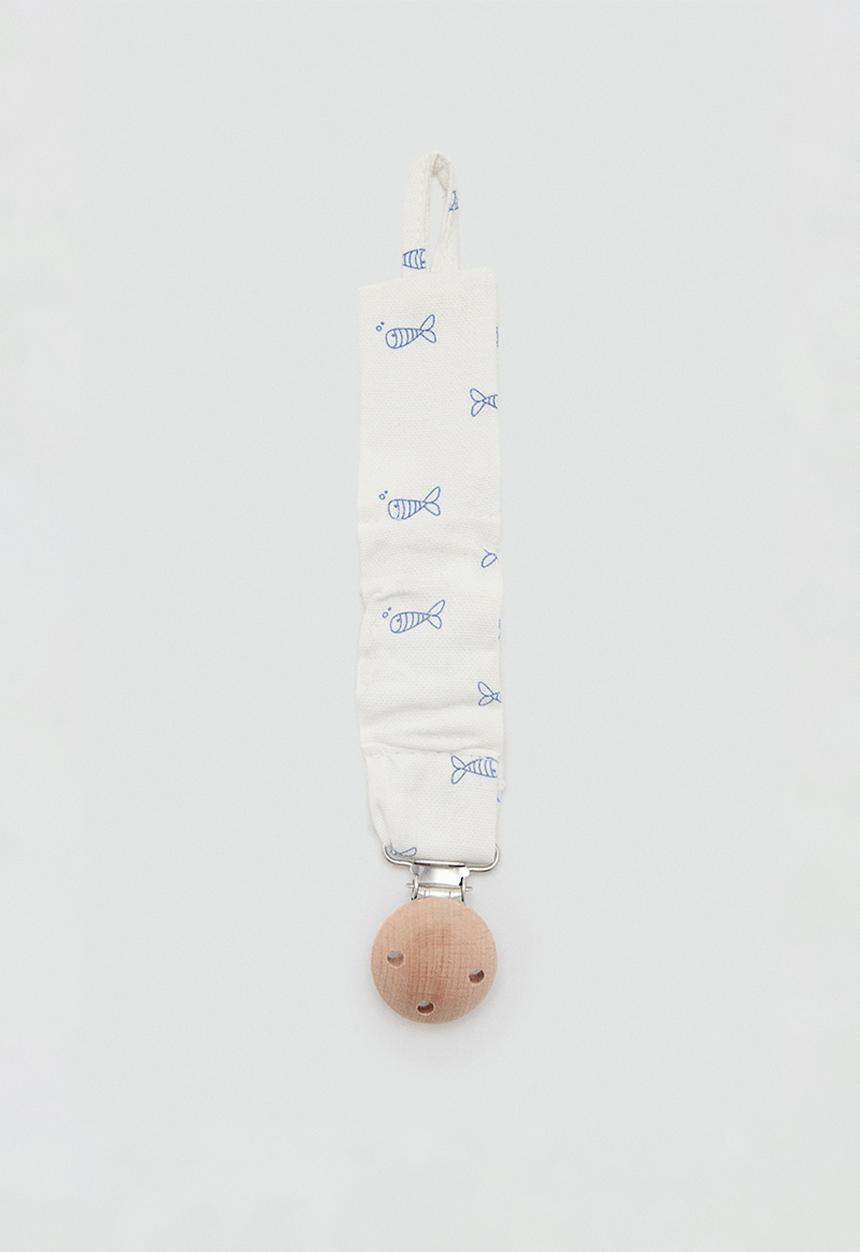MANGO - Pacifier Clip PEIXC - Natural