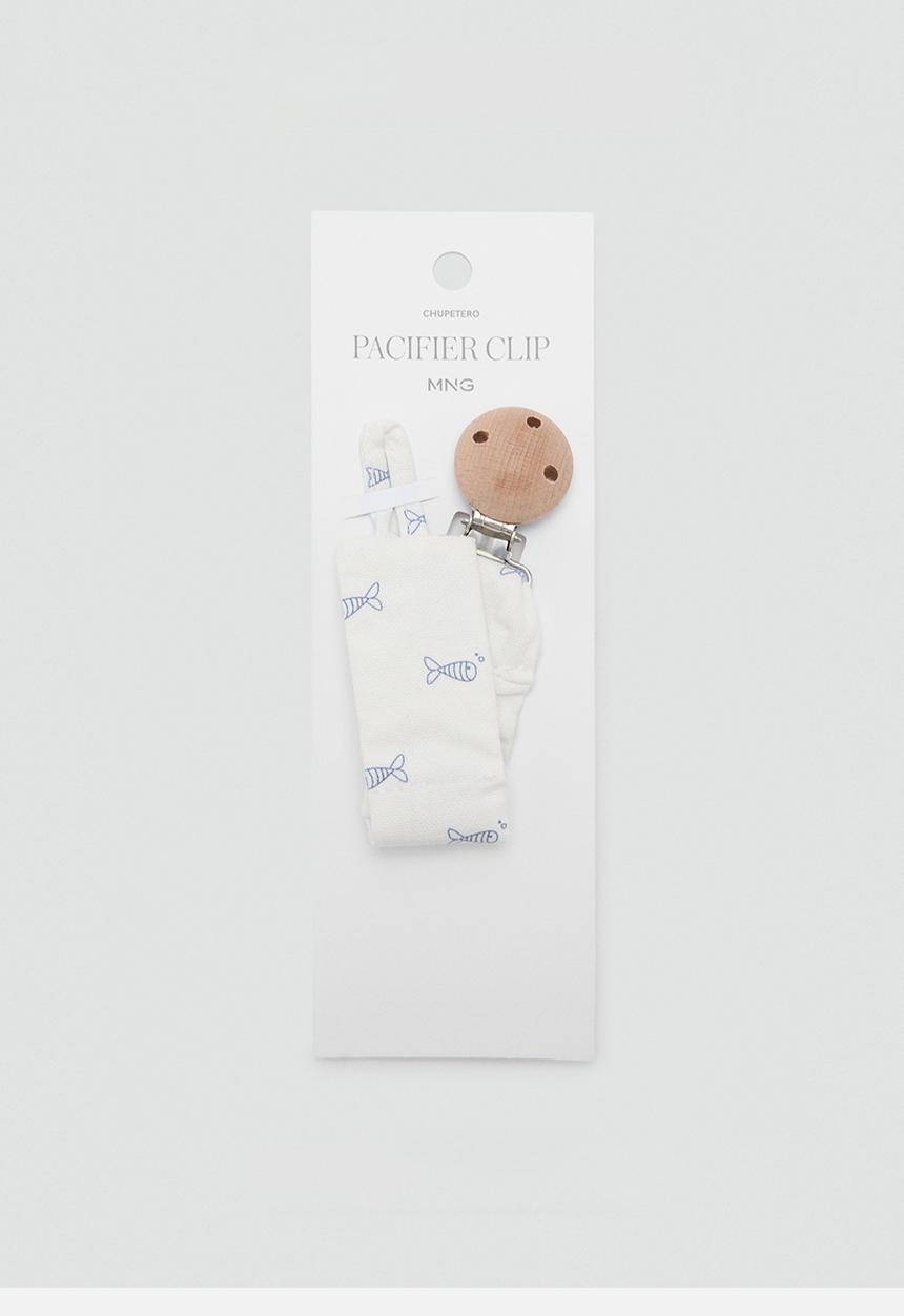 MANGO - Pacifier Clip PEIXC - Natural