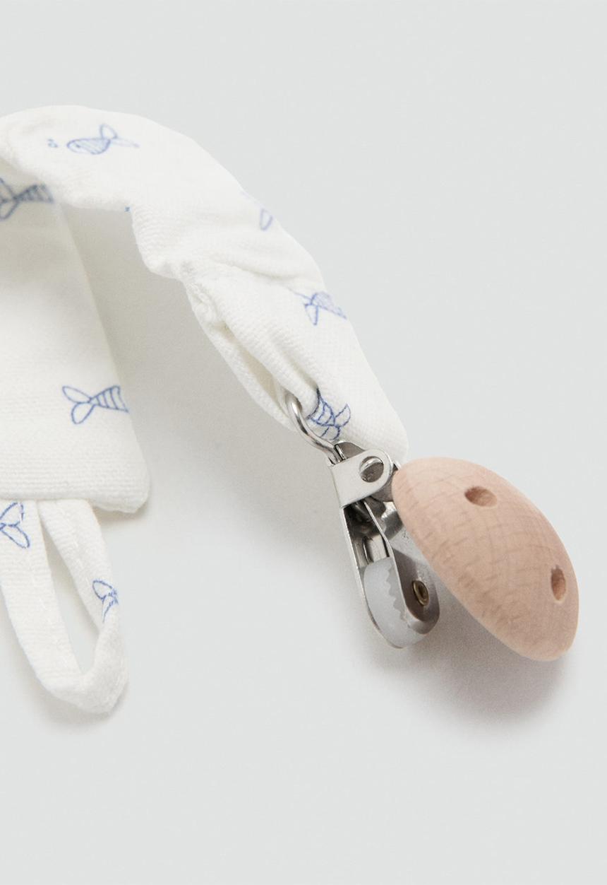 MANGO - Pacifier Clip PEIXC - Natural