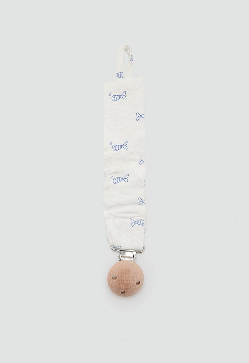 MANGO - Pacifier Clip PEIXC - Natural