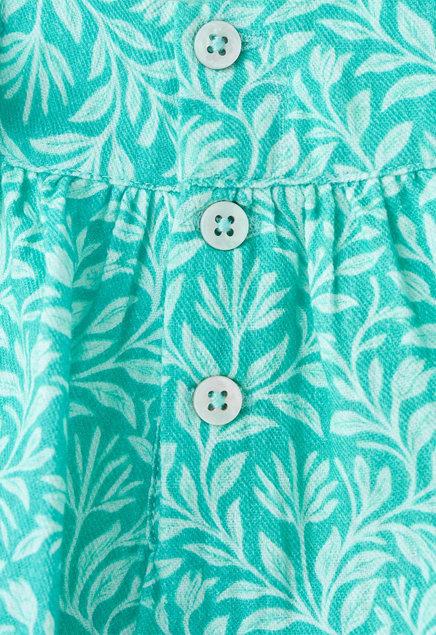 MANGO - Dress peoniav - turquoise 