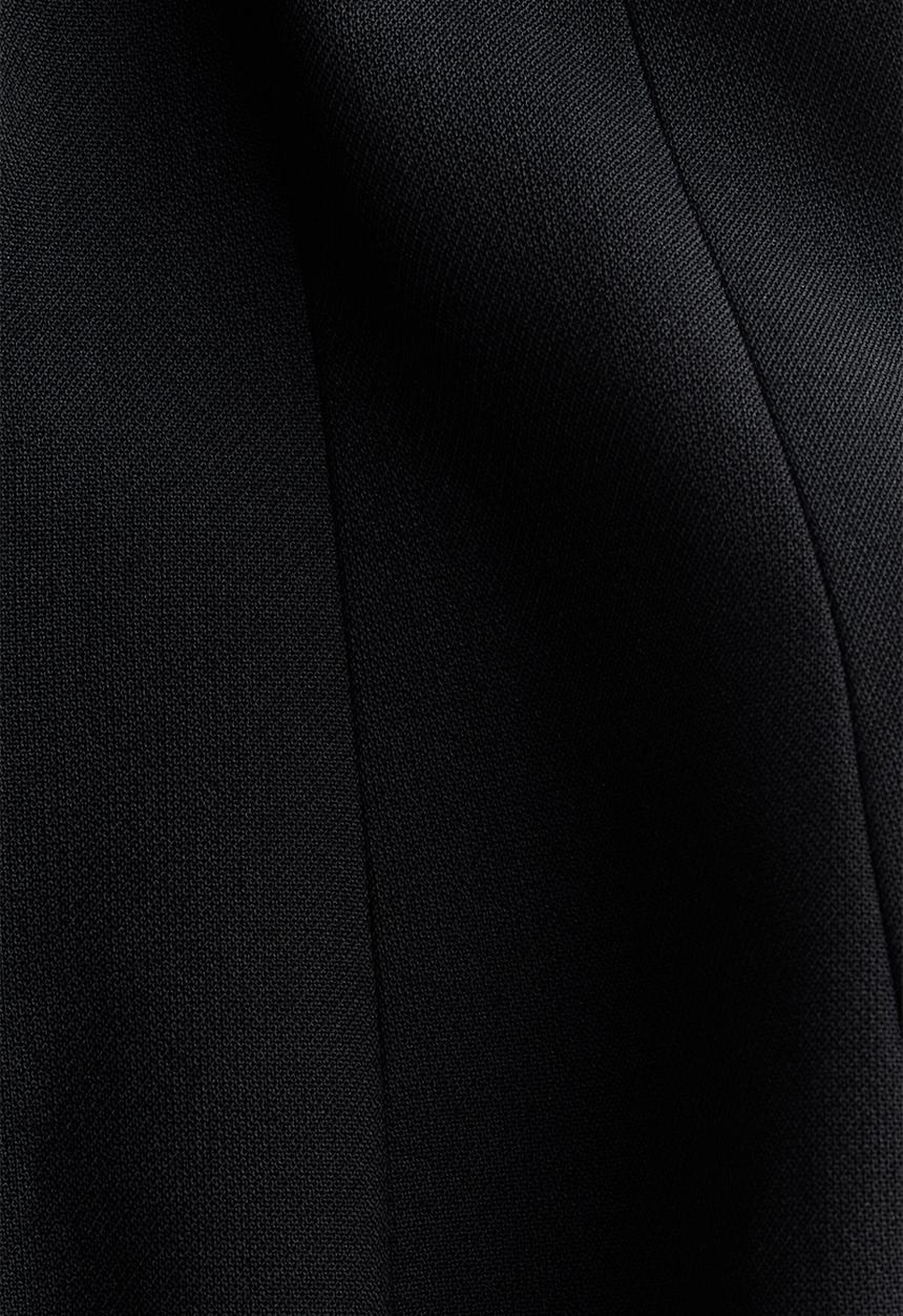 H&M - WARDROBE.NYC H&M:  Wool-blend hourglass blazer - black