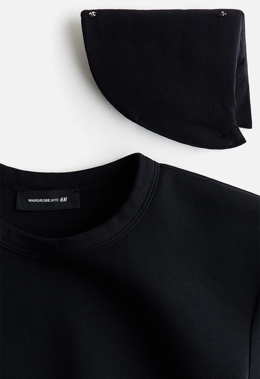 H&M - WARDROBE.NYC H&M:  Shoulder-pad body - black