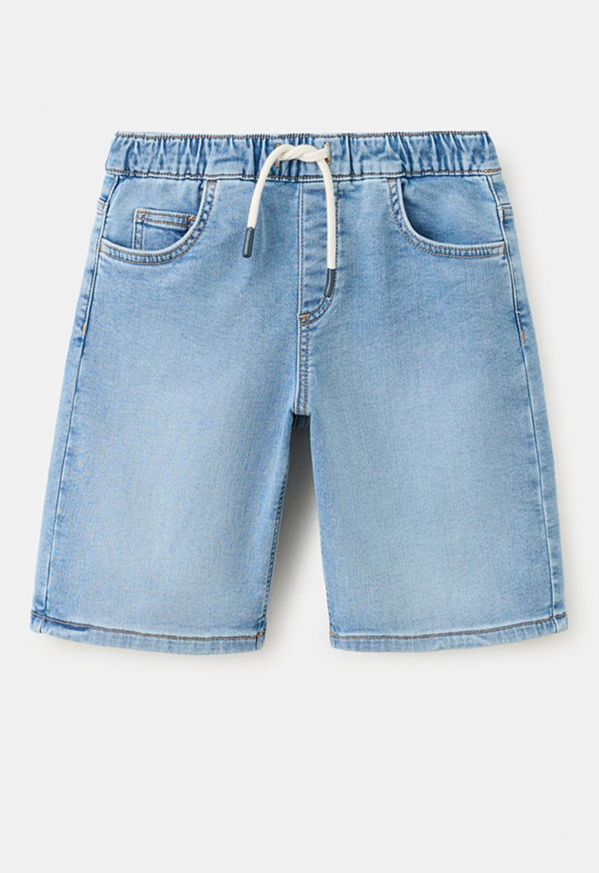 MANGO - Bermuda shorts comfy - medium blue