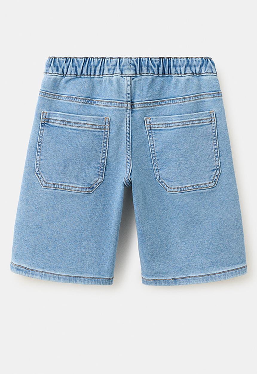 MANGO - Bermuda shorts comfy - medium blue