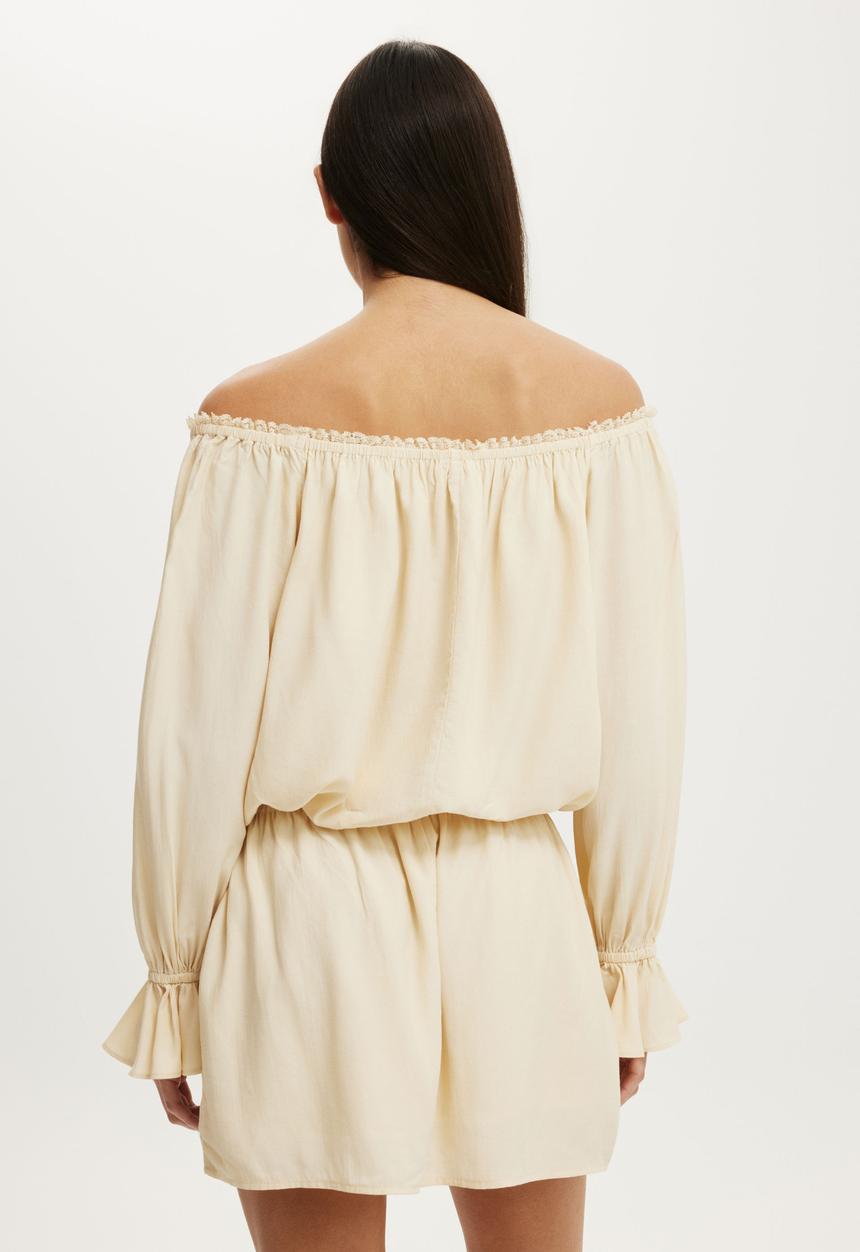 Cotton On - Keira Dress - Honey Cream