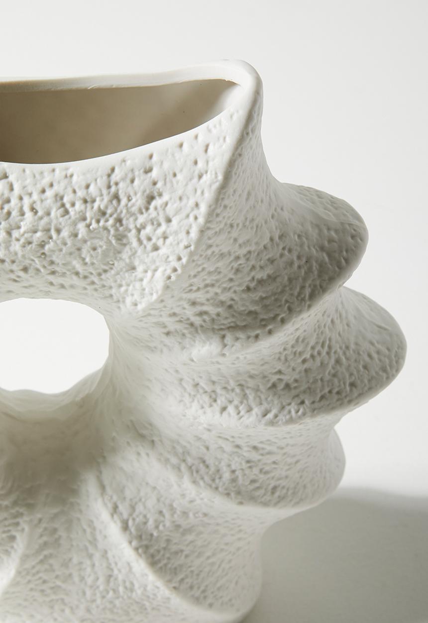 H&S - Oceana ceramic vase - White