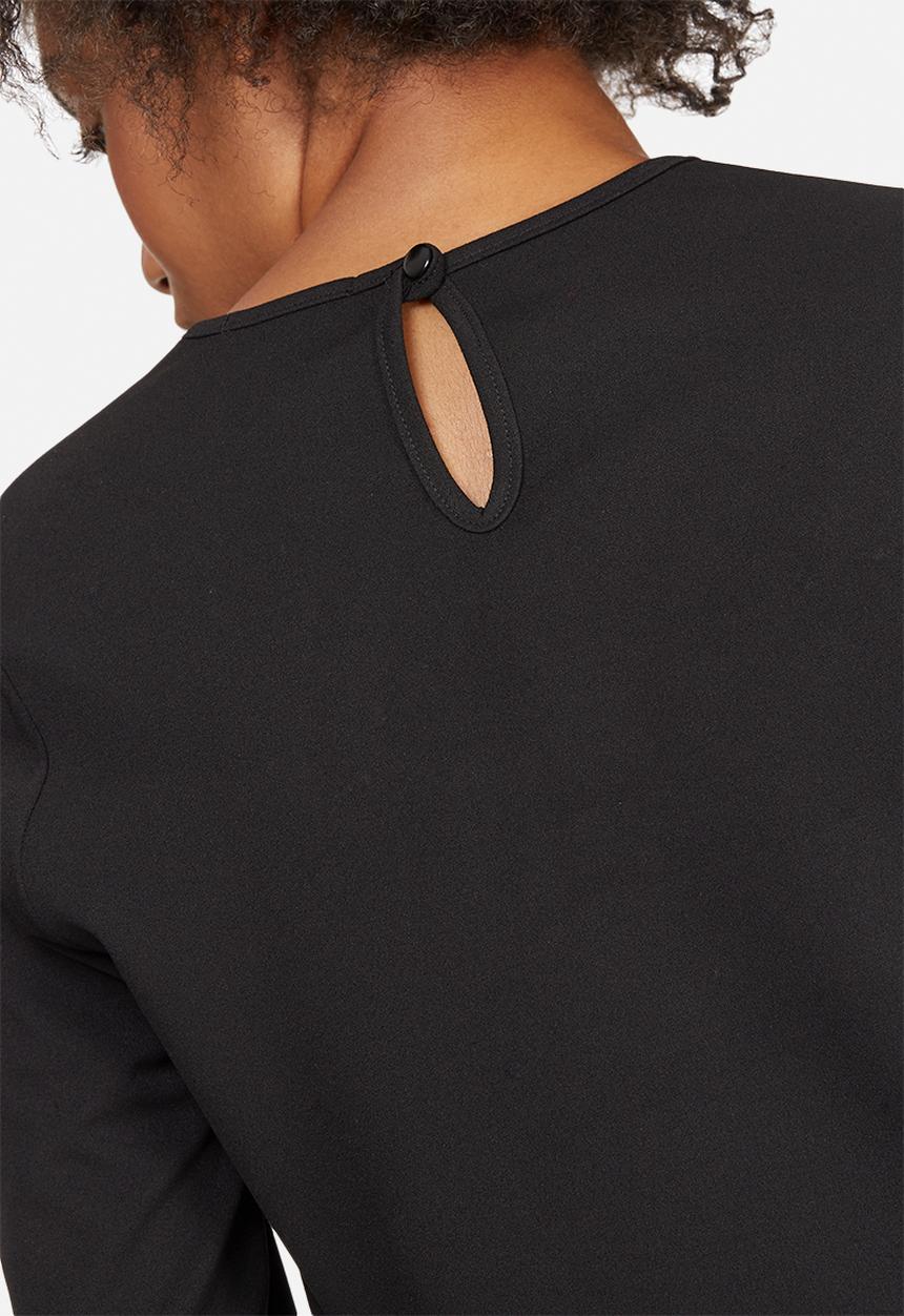 dailyfriday - Peplum lace inset blouse