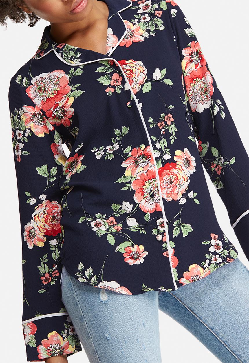 dailyfriday - Tipped pyjama shirt
