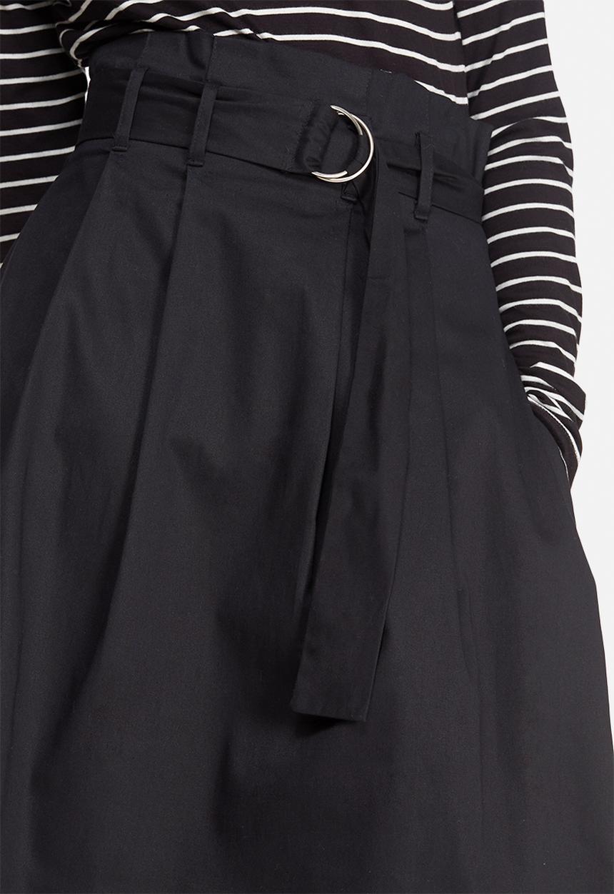 dailyfriday - Belted high waisted midi skirt