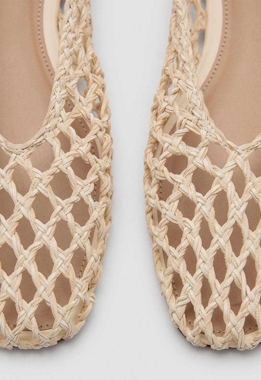 MANGO - Tuna pump - light beige