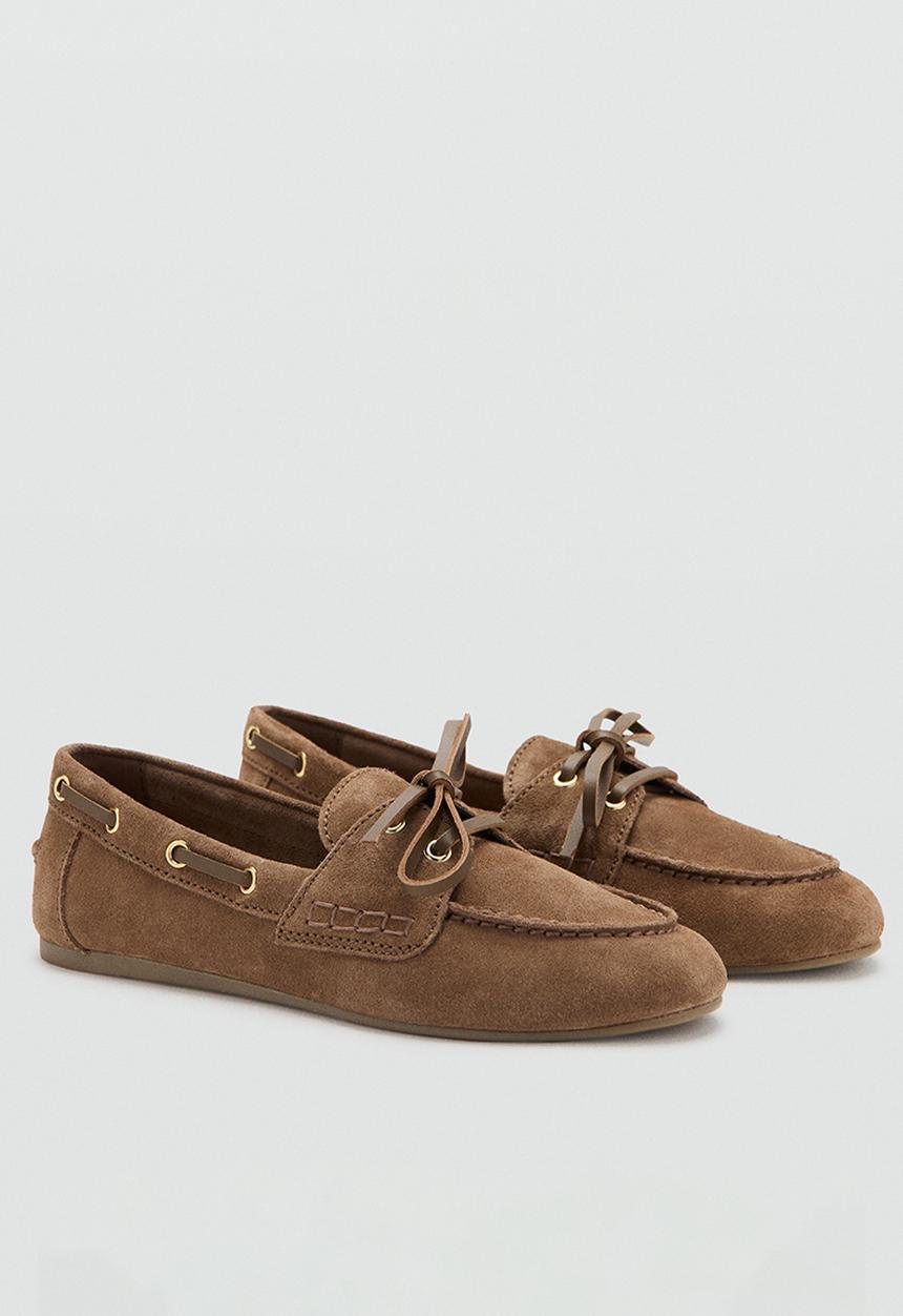 MANGO - Boat shoe - brown