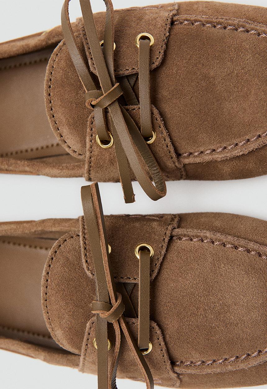 MANGO - Boat shoe - brown