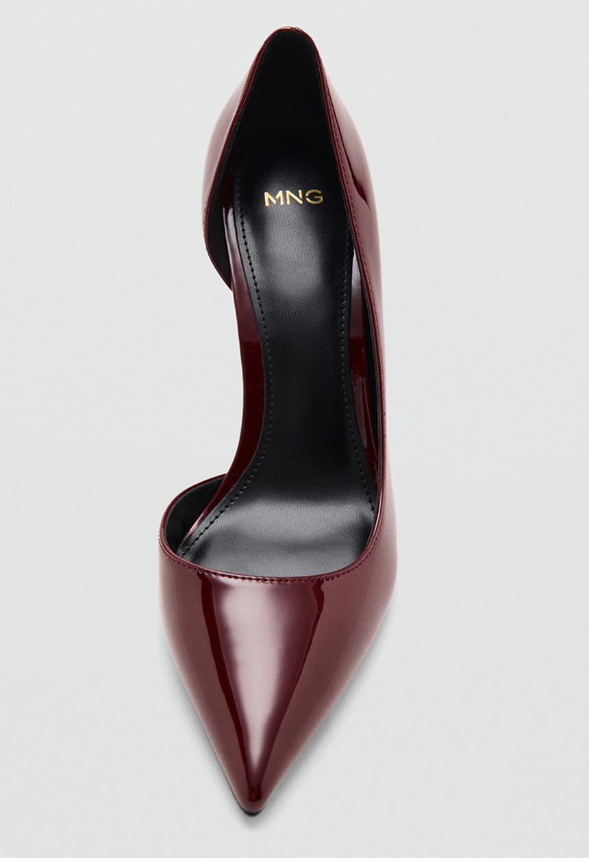 MANGO - Audreybu court heel - dark red