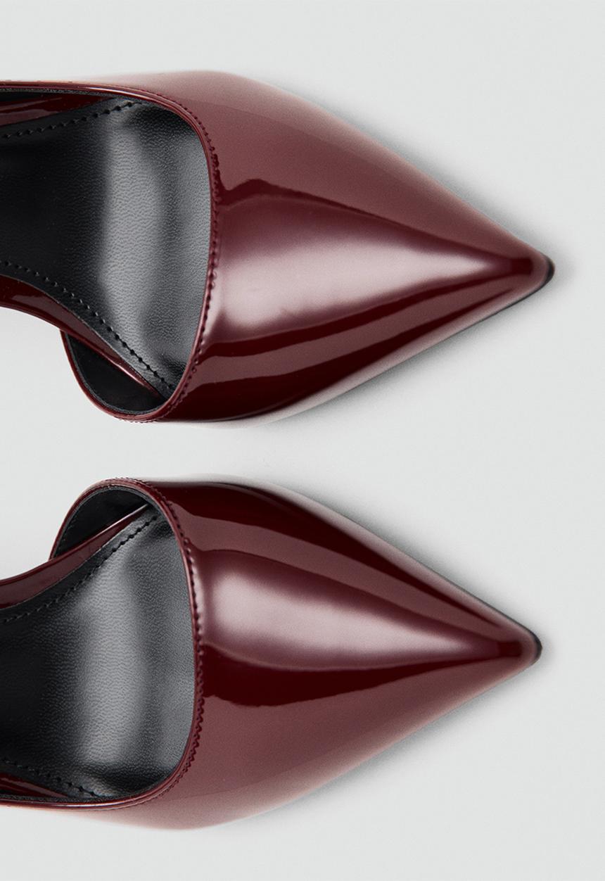 MANGO - Audreybu court heel - dark red