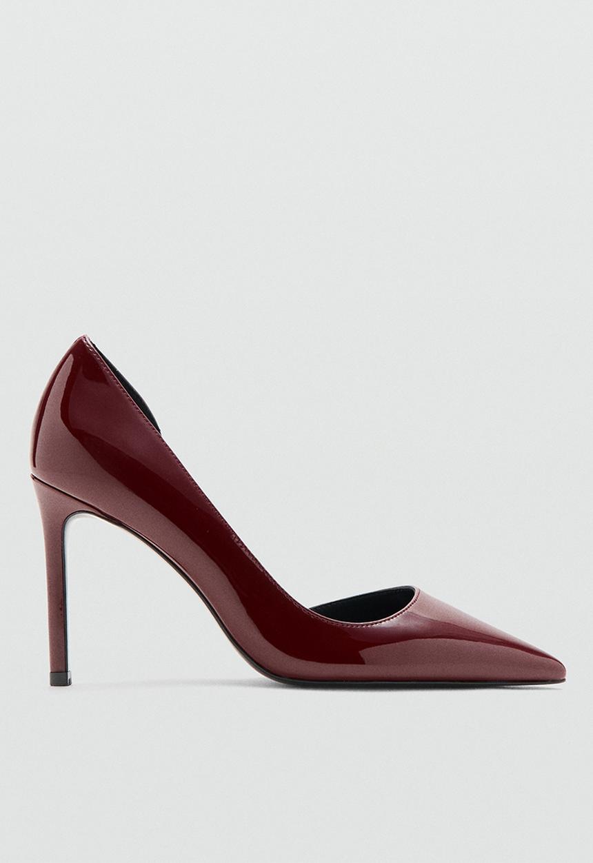 MANGO - Audreybu court heel - dark red
