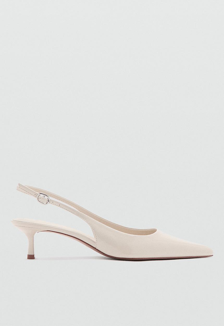 MANGO - Circo slingback stiletto heel - light beige