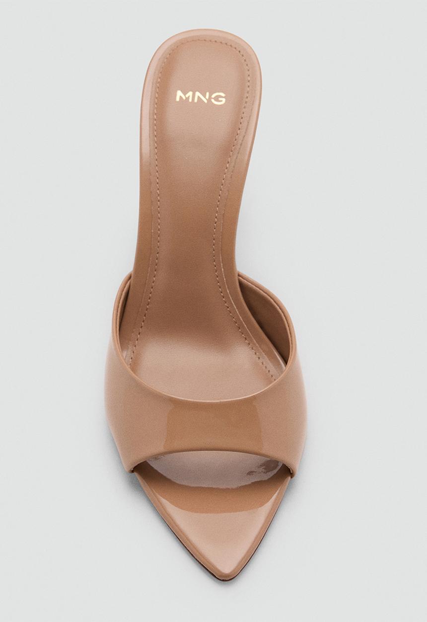 MANGO - Pepynu pointed sandal heel - neutral