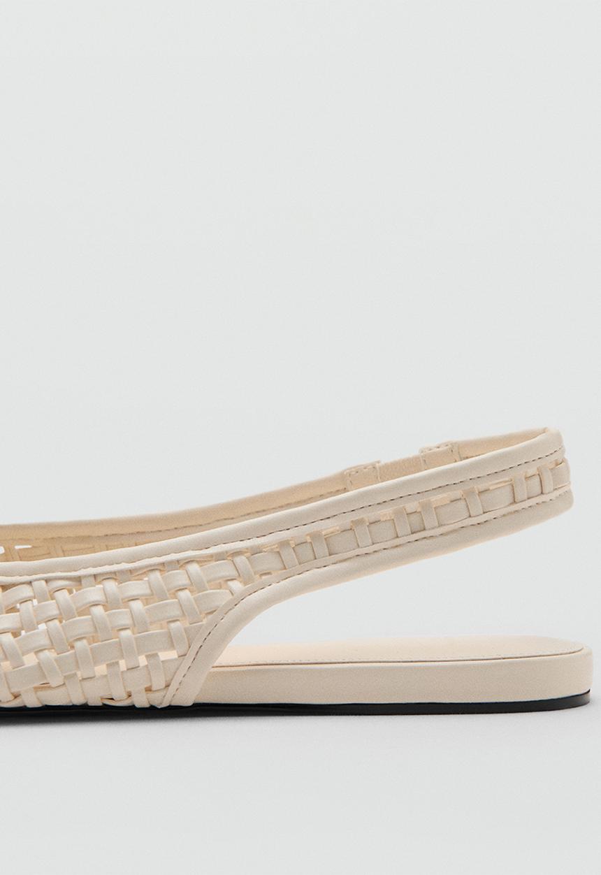 MANGO - Lus slingback - white