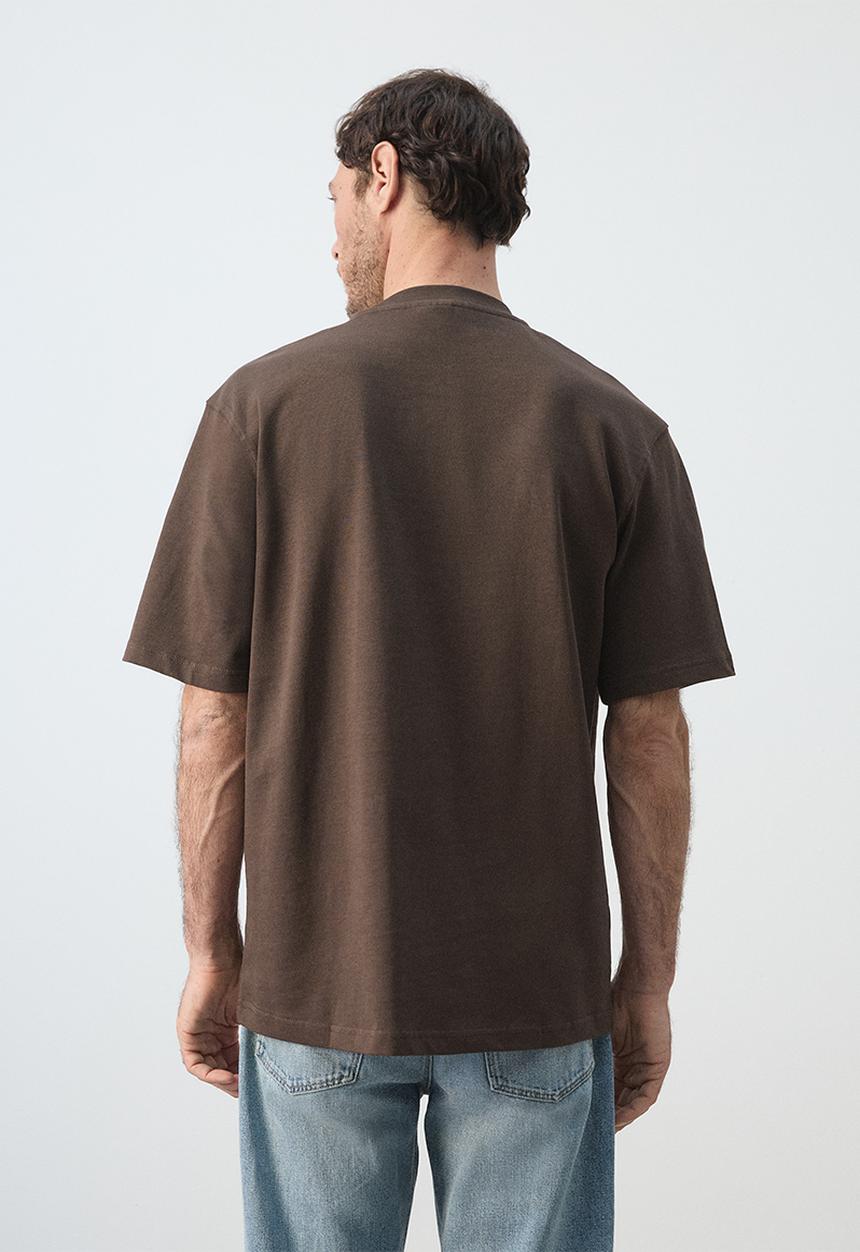 MANGO - T-Shirt Anouk - Brown