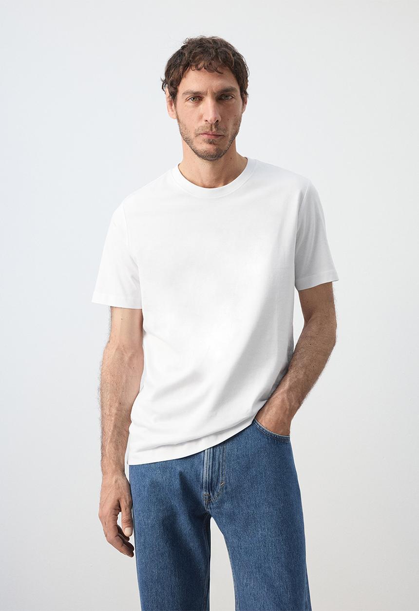 MANGO - T-Shirt Cherlo - Whiite