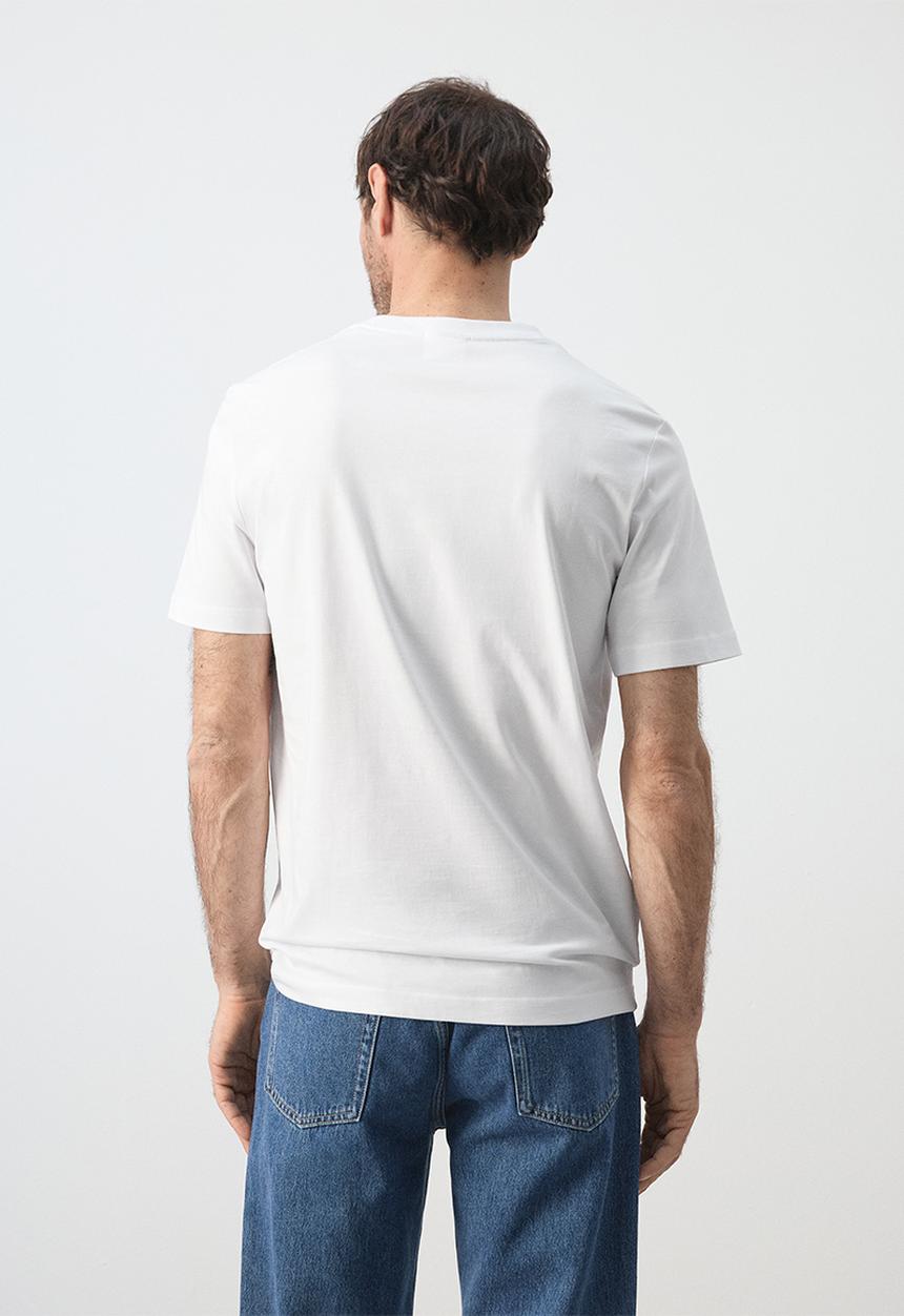 MANGO - T-Shirt Cherlo - Whiite
