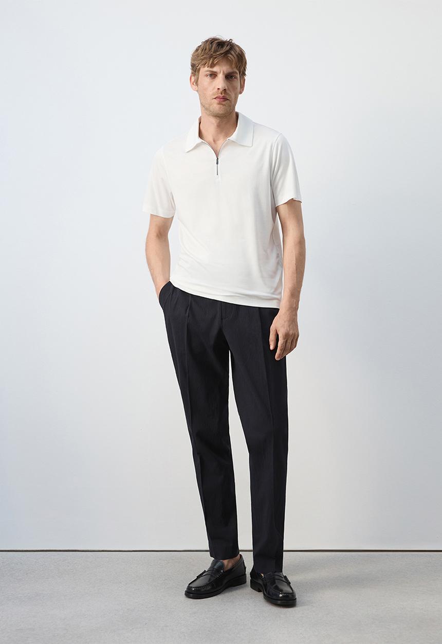 MANGO - Poloshirt Carlez - Whiite