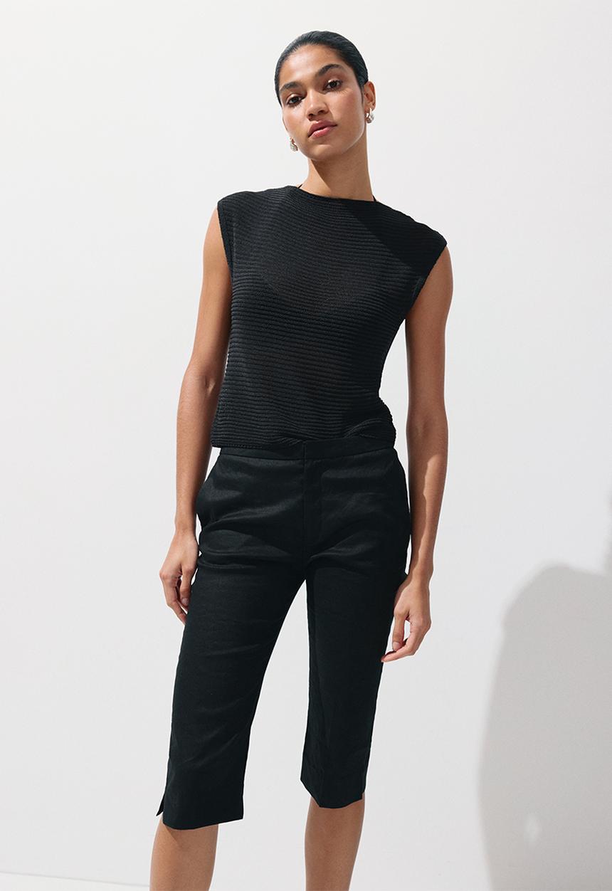 MANGO - Sweater banani - black