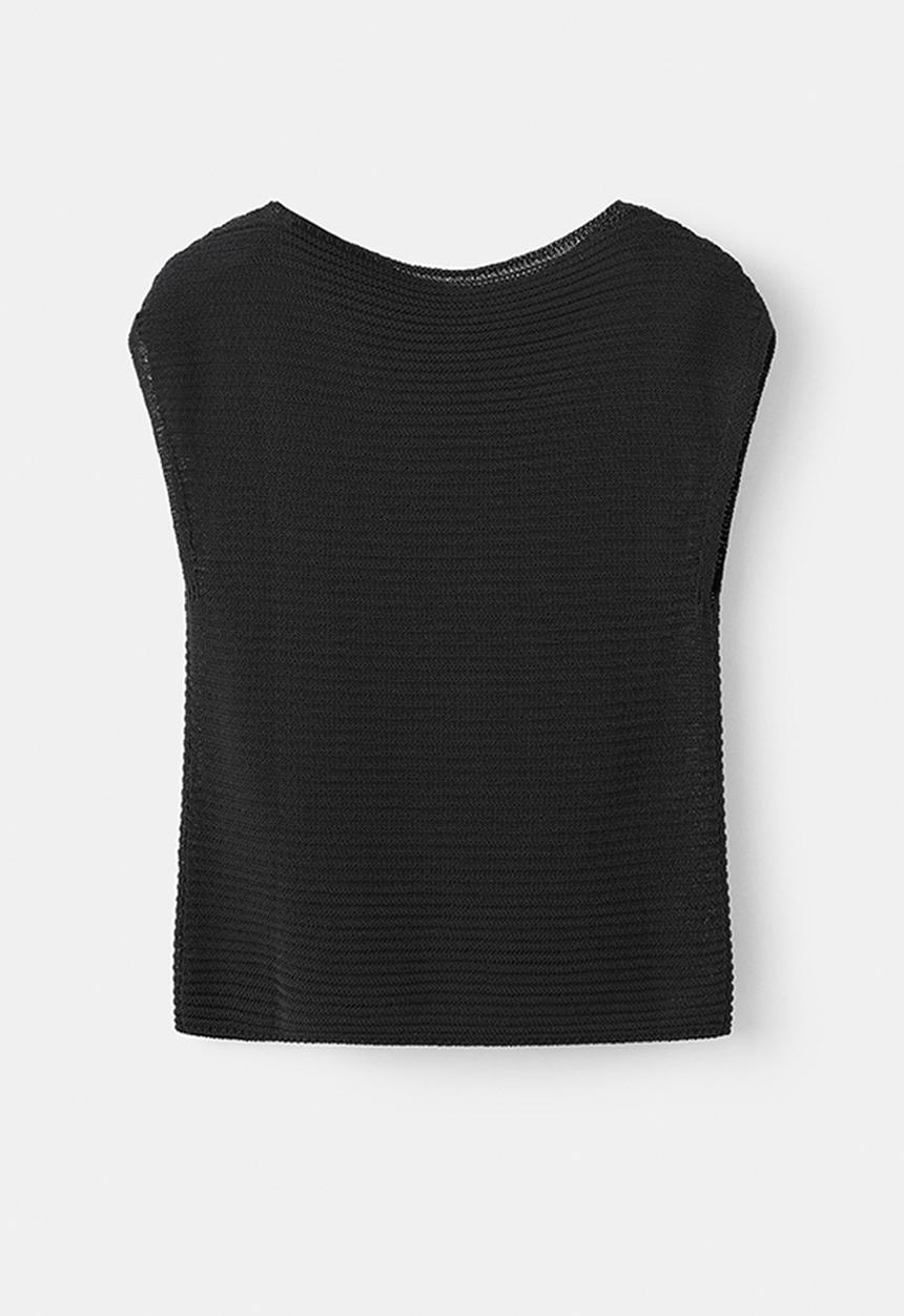 MANGO - Sweater banani - black