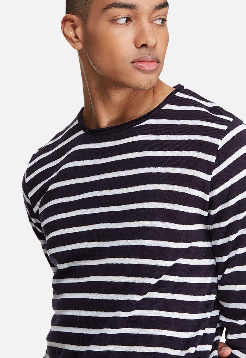 basicthread - Stripe knit pullover