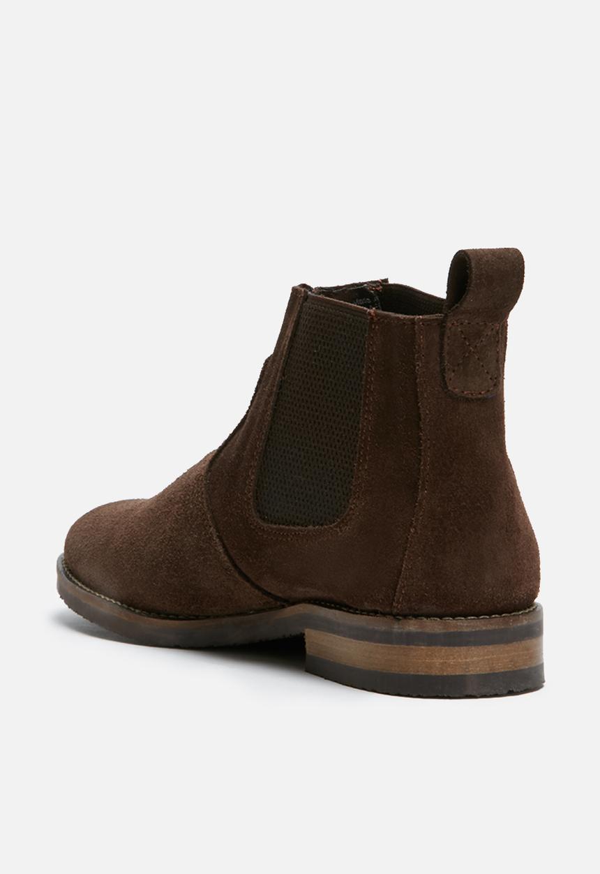 basicthread - Cameron suede chelsea boot