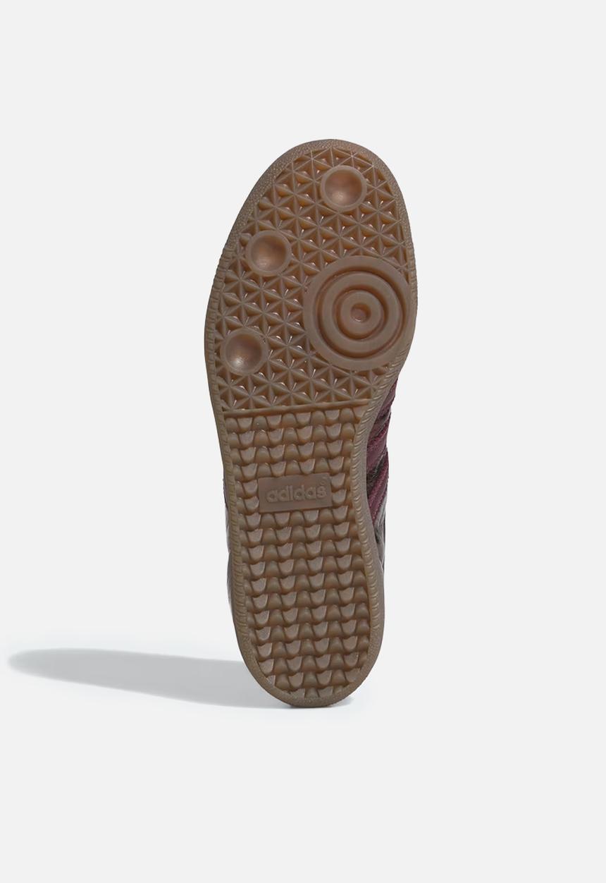 adidas Originals - SAMBA OG W - maroon/maroon/GUM5
