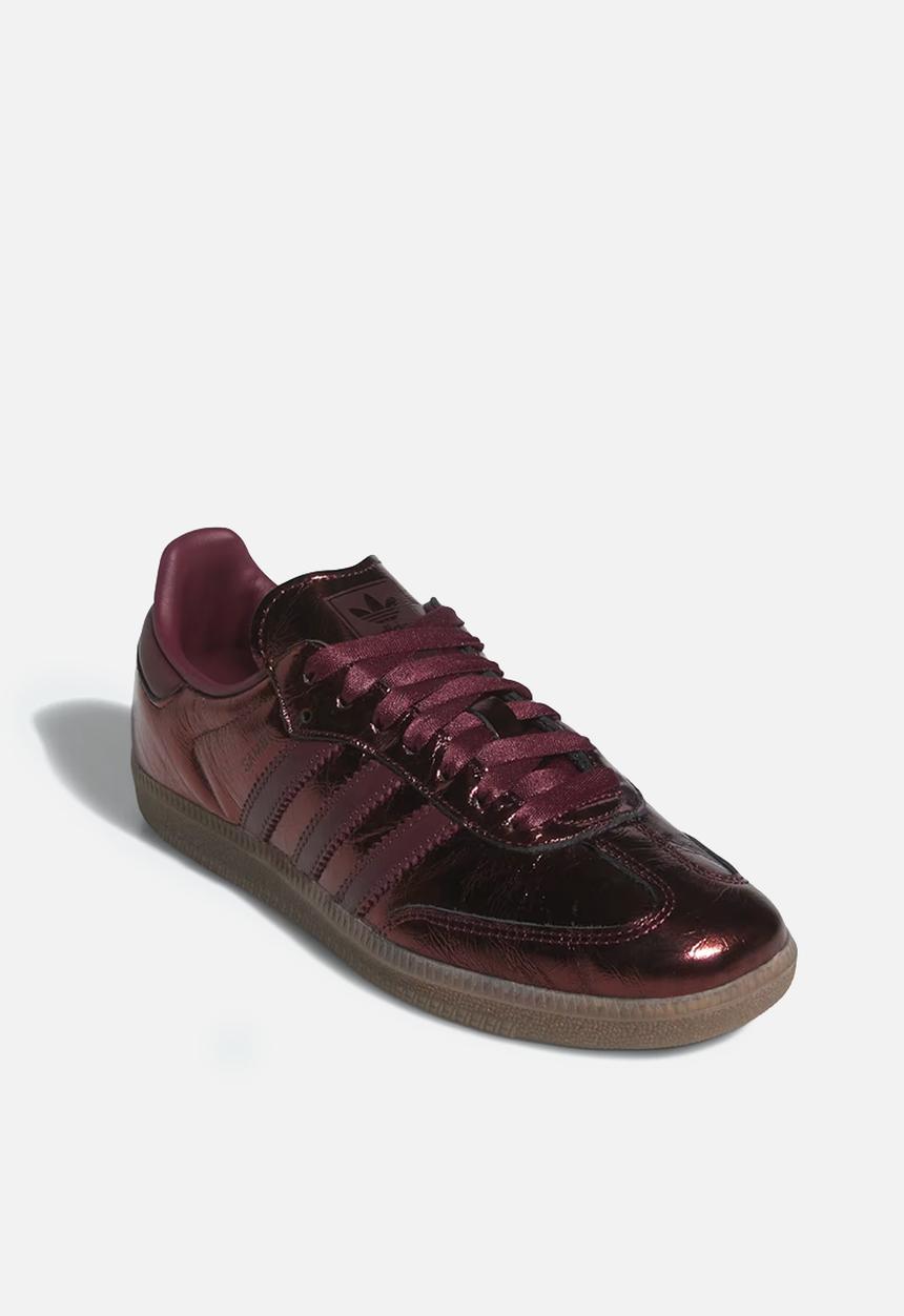adidas Originals - SAMBA OG W - maroon/maroon/GUM5