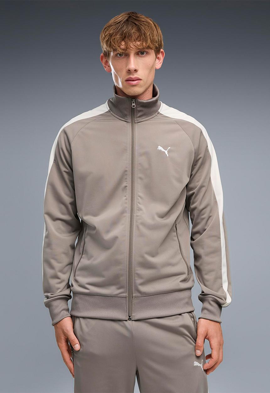 PUMA - ESS T7 Poly Track Jacket - Brown