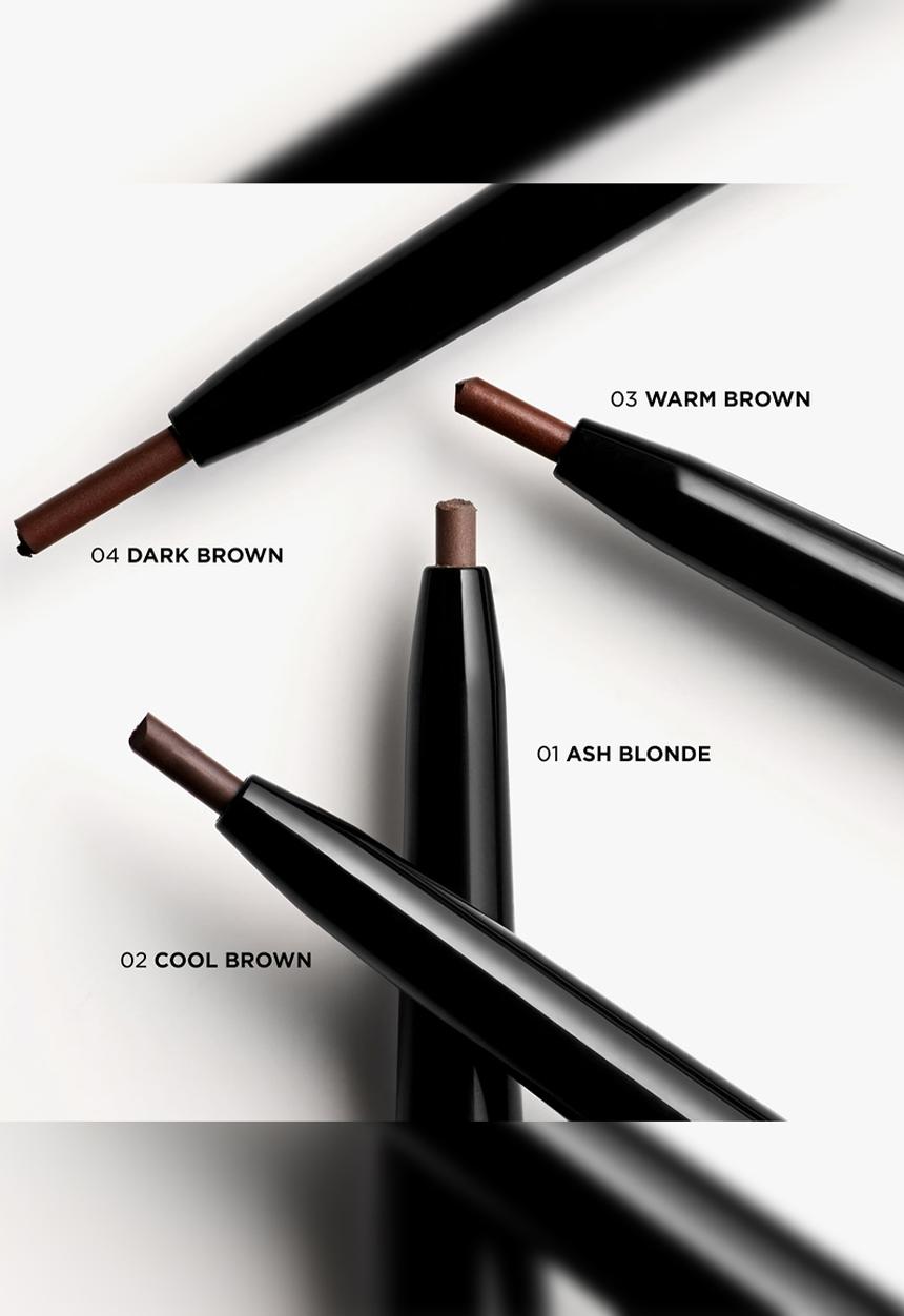 Clarins - Wonder Define Long-Wear Brow Pencil  Natural Hair-Like Strokes - 04 - Dark Brown